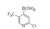2-chloro-5-(trifluoromethyl)pyridin-4-yl-4-boronic acid