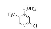 2-chloro-5-(trifluoromethyl)pyridin-4-yl-4-boronic acid